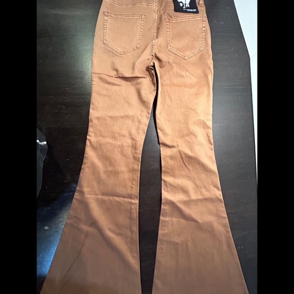 Sandrine Rose x Free People Super Flare Denim Jeans Burnt Size 28 - NWT - Picture 9 of 16